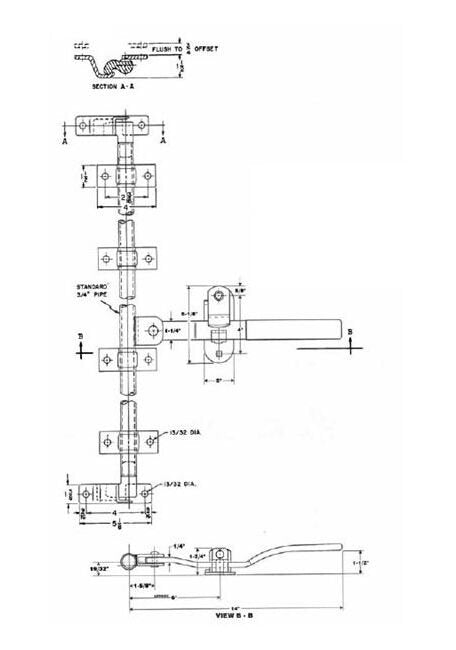 158-Steel Cam Type Lock with Ductile Iron Keepers - Image 2