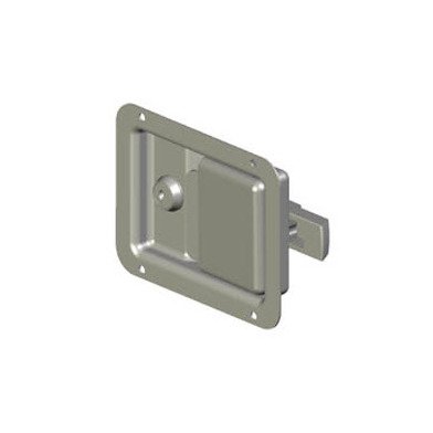 Southco 64 - Push-to-Close Paddle Latch, Large Size, Steel, Key Locking - Image 1