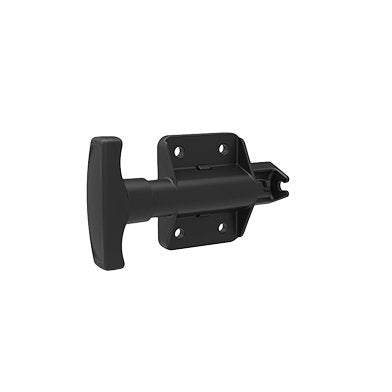 Southco AC Rotary Latch Actuator, Non-Locking T-Handle, Black - Image 1