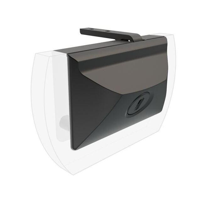 Southco Entry Door Lock - Key Locking, Black, Fits 0.50 in Door Thickness - Image 1