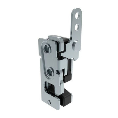 R4 Rotary Push-to-Close Latch - Small Size Steel Zinc Plate - Image 1