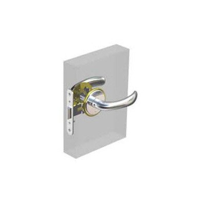 Southco Swing Door Locks - Chrome Finish with Diamond Brass Accent - Image 1