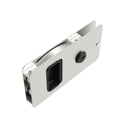 Southco Key Locking Flush Sliding Door Latch - Image 1
