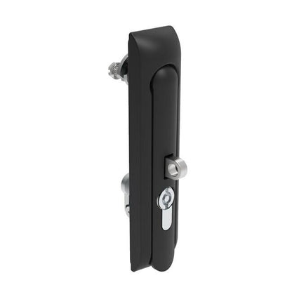 Southco Swinghandle Cam Latch - Large Size, Black Powder Coat Finish - Image 1