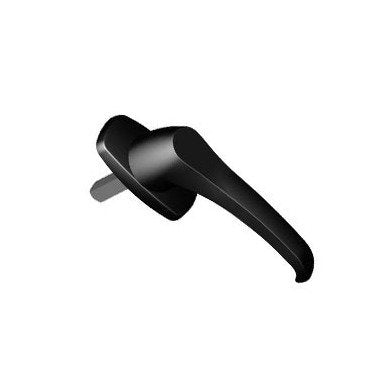 Adjustable Grip Cam Latch with L-Handle, Zinc Alloy Black Powder Coat Finish - Image 1