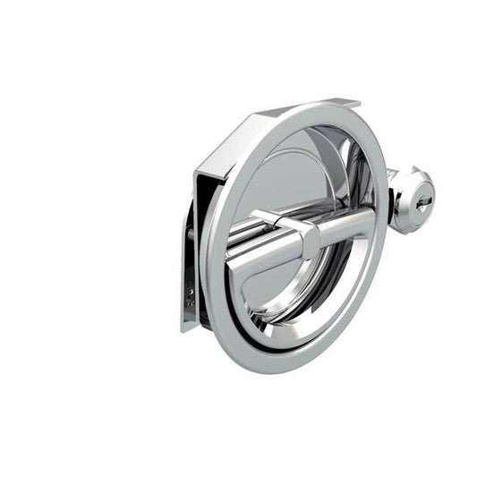 Medium Size Chrome Plated Flush Cup Cam Latch - Image 1