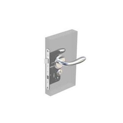 Southco Swing Door Lock - Portifino Handle, Chrome Finish - Image 1