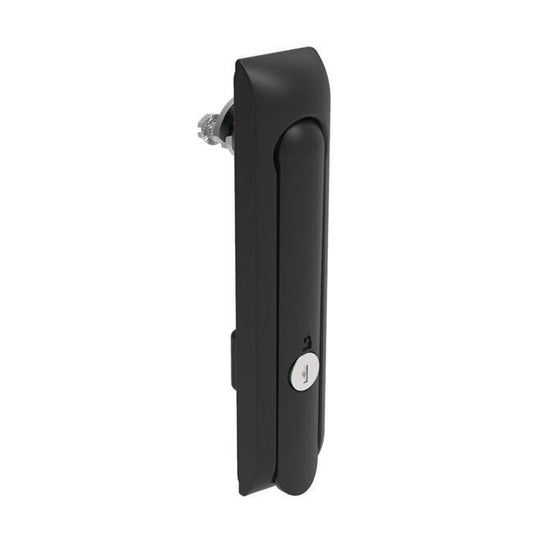 Southco H3 Swinghandle Cam Latch - Large Size, CH 300 Key, Black - Image 1