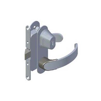 Southco Offshore Swing Door Latch - Key Locking, Aluminum, Left Hand Out - Image 1