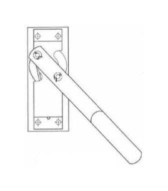 Two Point Slam Lock with Double Taper Bolts - Heavy Duty Steel Security Door Lock - Image 3