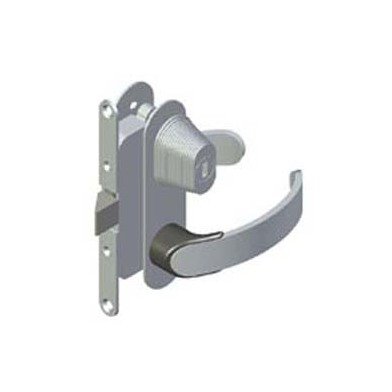 Southco ME Offshore Swing Door Latch - Key Locking, Chrome Plated - Image 1