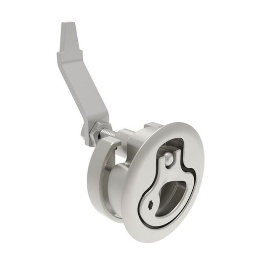 Southco M1 Large Compression Latch, 316 Stainless Steel, Locking, D-Handle, Key Locking, Electropolished - Image 1