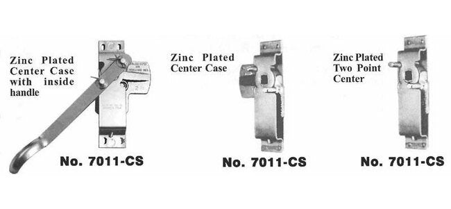 Heavy Duty 3 Point Dead Bolt Lock - Zinc Plated Round Rods - Image 3