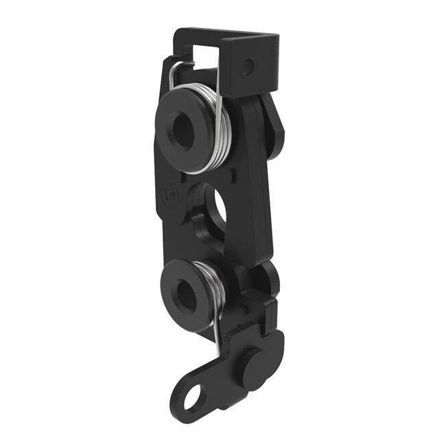 Southco R4 Large Size Rotary Latch - Zinc Nickel/Black - Image 1