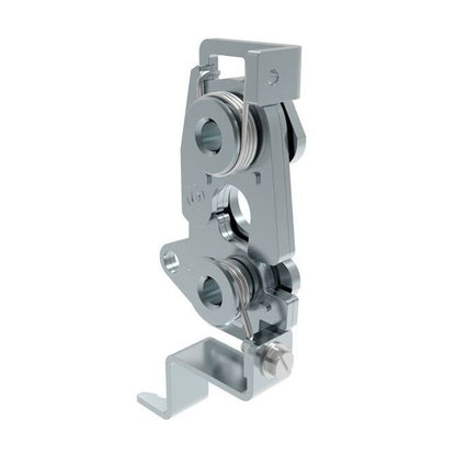 Southco R4 Rotary Latch - Large Size, Bottom Bracket, Steel, Zinc Plate - Image 1