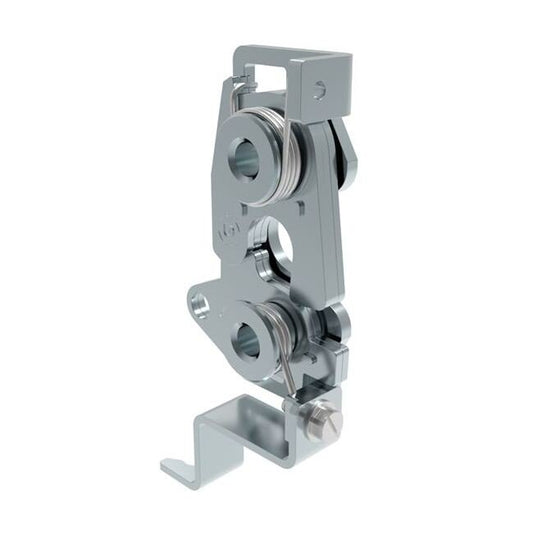 Southco R4 Rotary Latch - Large Size, Bottom Bracket, Steel, Zinc Plate - Image 1