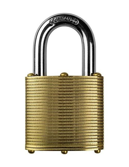 Military-Grade Marine Series Brass Laminated Padlock 1-3/4in - Image 1