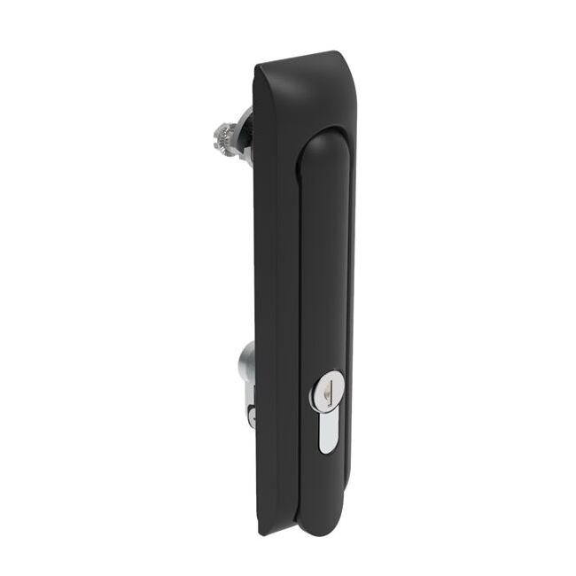 Southco H3 Swinghandle Cam Latch - 150mm, Black, CH 751 Key DIN - Image 1