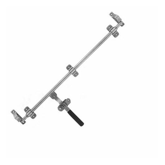 Stainless Steel Cam Action Door Lock with 1-1/4" Wide Keeper - Image 1