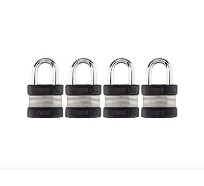 Military-Grade Steel Zinc Padlock - 1-3/4 in. Wide - Image 1