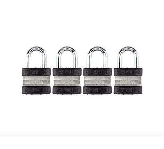 Military-Grade Steel Zinc Padlock - 1-3/4 in. Wide - Image 1