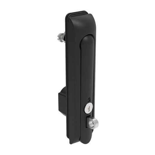 Southco H3 Swinghandle Cam Latch - Black Powder Coat, Large Size - Image 1
