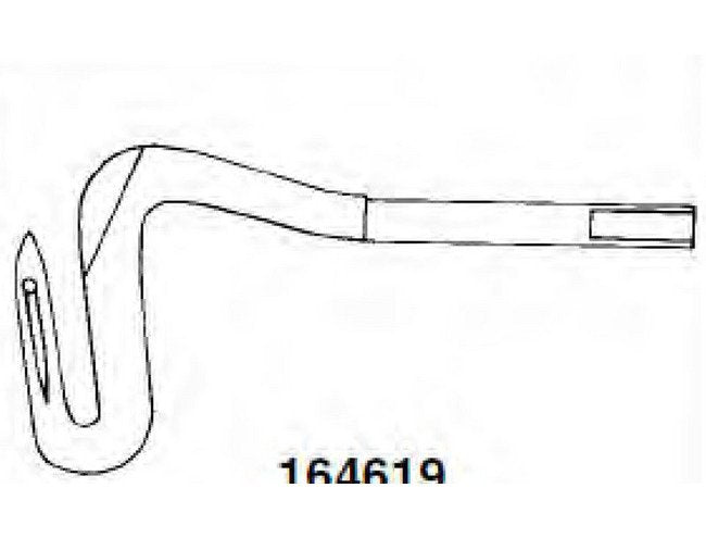 Diamond Needle Corp. 164619 Left Hand Looper for Singer 246, 460 Class Machines - Image 1