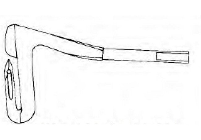 Diamond Needle Left Hand Looper for Singer 246, 460 Class Machines - Image 1