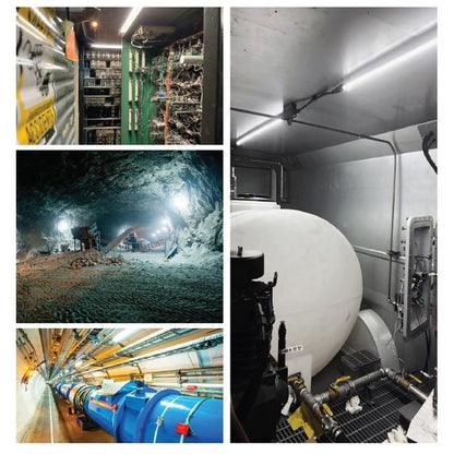 8 Feet (ft), Low-Profile Linkable IP68/69K Light Emitting Diode (LED) Linear Luminaire Light for Hazardous Locations - Image 2