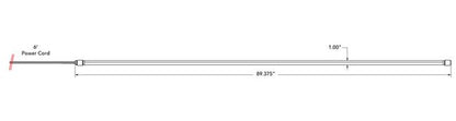 277 Volt (V) Alternating Current (AC) Input Voltage Low-Profile Driverless Vaporsealed Light Emitting Diode (LED) Linear Luminaire Light - Image 4