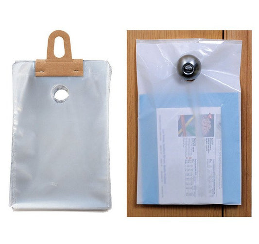 Flat Doorknob Material Handling Bag, 6.5x9 in, 1.5 Mil Thickness - Image 1