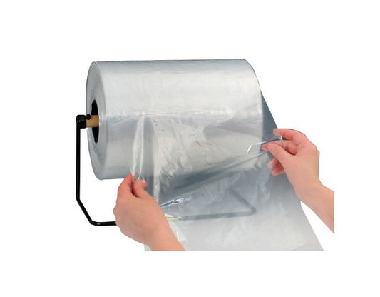 12x18x4 Mil Low-Density Polyethylene Material Handling Bag Roll - Image 1