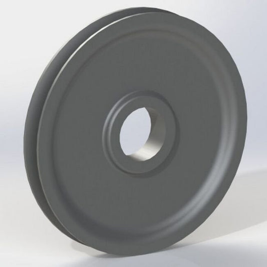 LP Series 0.634 Inch (in) Bore Diameter and 3.5 Inch (in) Outside Diameter Standard Plain Bore Molybdenum Disulfide Nylon Pulley - Image 1