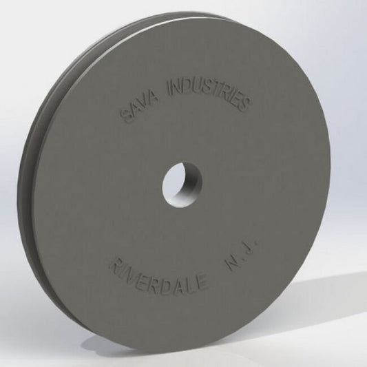 LP Series 0.376 Inch (in) Bore Diameter and 2.5 Inch (in) Outside Diameter Standard Plain Bore Molybdenum Disulfide Nylon Pulley - Image 1