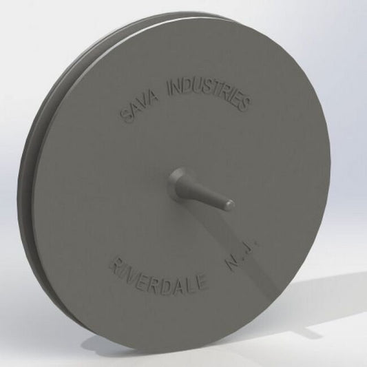 LP Series 2.5 Inch (in) Outside Diameter Standard Unbored Molybdenum Disulfide Nylon Pulley - Image 1