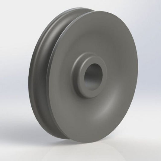 LP Series 0.376 Inch (in) Bore Diameter and 2.44 Inch (in) Outside Diameter Standard Plain Bore Molybdenum Disulfide Nylon Pulley - Image 1