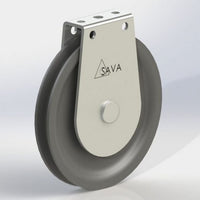 LP Series 0.438 Inch (in) Thickness Side/Top Mount Bracket Pulley