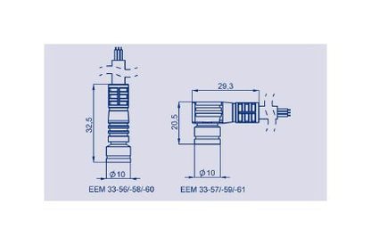 LS1 Series Inductive Linear Position Sensor with Return Spring - Image 4