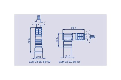 LS1 Linear Position Sensor with 100mm Electrical Measuring Range - Image 4