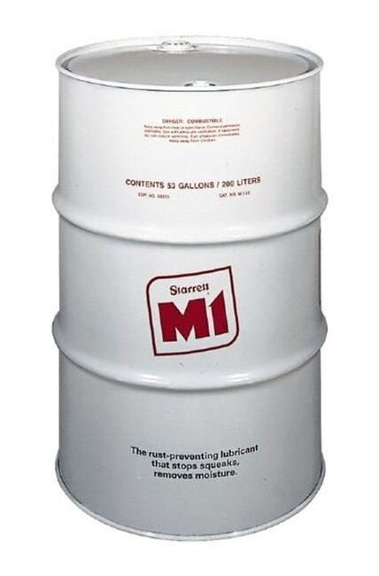 Starrett 55 Gallon Penetrant Lubricating Oil Drum - Image 1