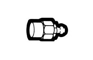 1" Male Pipe Thread Grease Fitting - Straight - Image 1