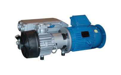 2 Horsepower (hp) Motor Power Simplex Lubricated Rotary Vane Vacuum Pump - Image 1