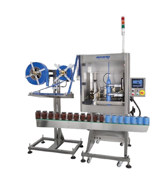AFM LX-150 Shrink Sleeve Labeler with Tamper Evident Banding - Image 2