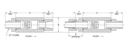 Check-All® M5 Mini-Check Valve - 1/8" Size, 3.50 psi Standard Cracking Pressure - Image 2