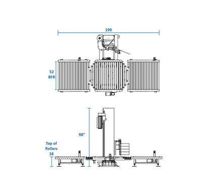 Phoenix PCTA-2300 Rotary Turntable Stretch Wrapper - Image 2
