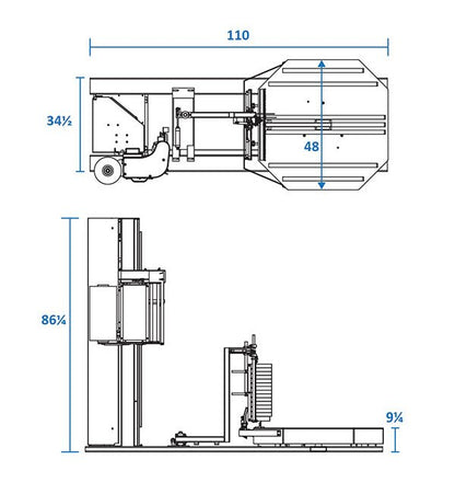 Phoenix PHPA-2150 Automatic Turntable Stretch Wrapper - Image 2