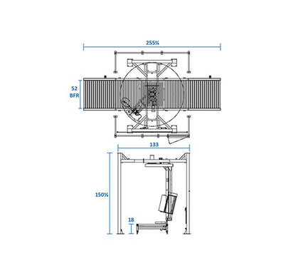 Phoenix PRTA 2200 Automatic Rotary Ring Stretch Wrapping Machine - Image 2