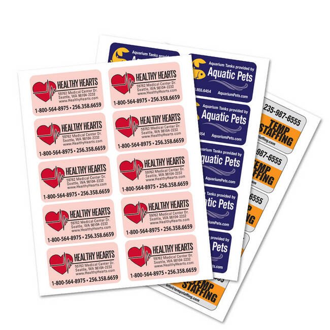 Rectangle Product Label Sheet 3.5 x 2 - Image 1