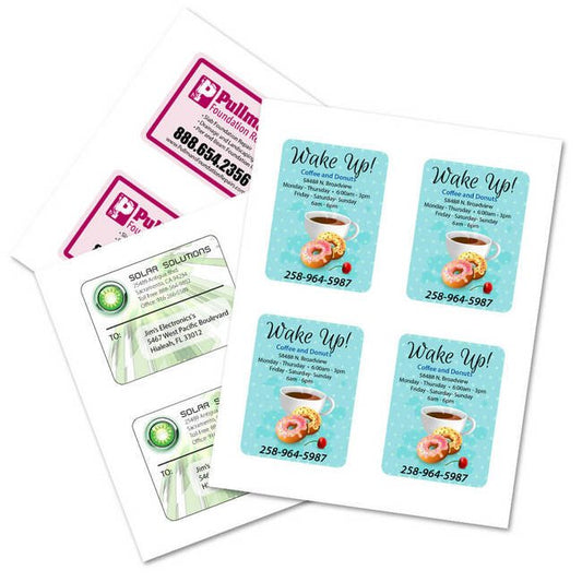 Megastore 4x3 Rectangle Product Label Sheets - Image 1