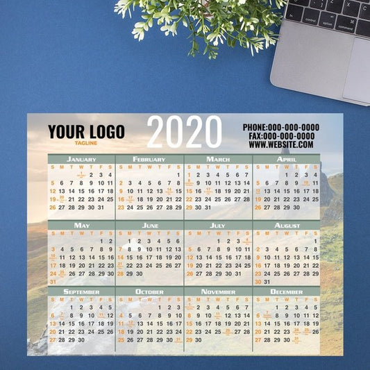 2020 Marketing Page Calendars - Megastore TPS-CAL-811 - Image 1